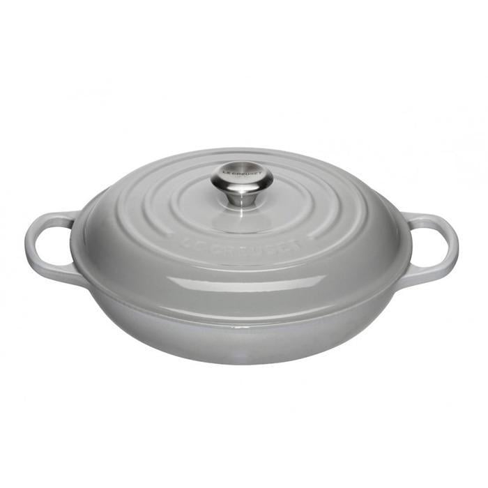 Сковорода-жаровня чавунна Le Creuset Perlgrau 30 см (2501640)