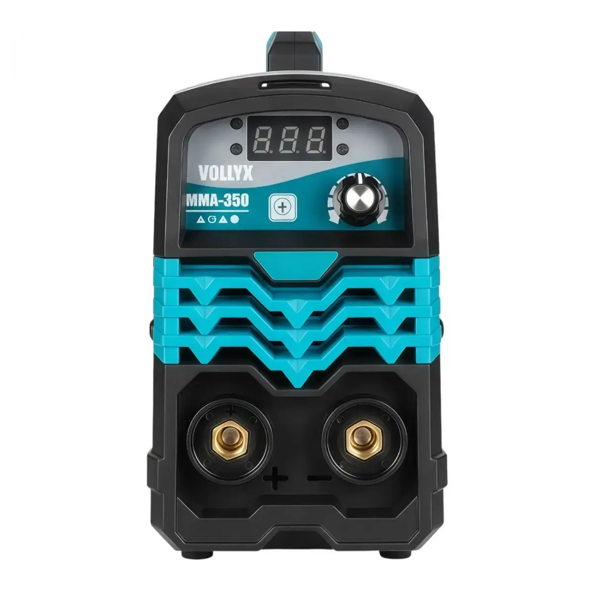 Аппарат сварочный инверторный Volllyx MMA-350 220V IP21S 5,6 кВт 350 А 65 В с дисплеем/термозащитой/горячим стартом и кейсом (opt-105444)