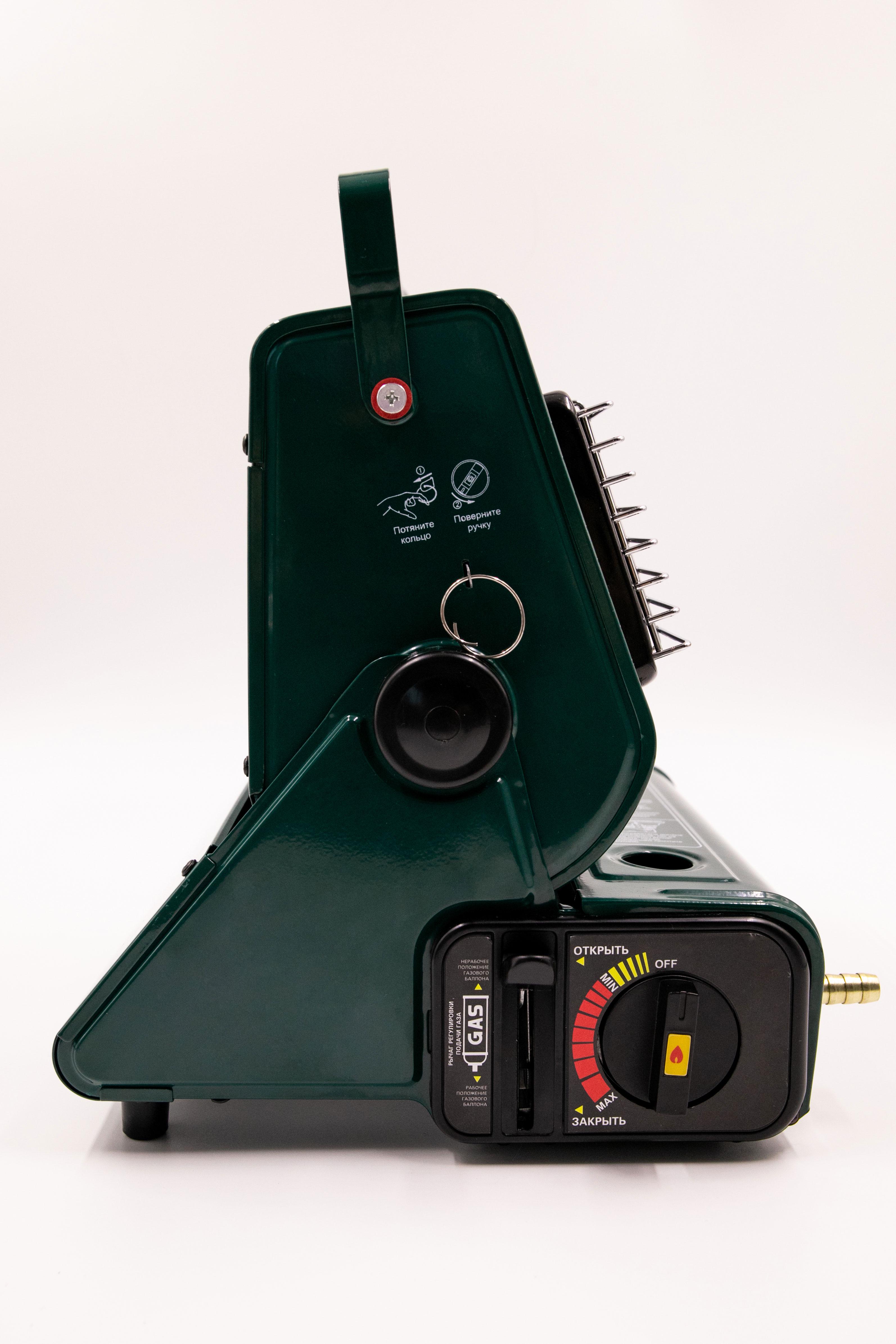 Плита-обогреватель газовая Tramp UTRG-036 с переходником под большой баллон - фото 3 Плита-обогреватель газовая Tramp UTRG-036 с переходником под большой баллон - фото 3