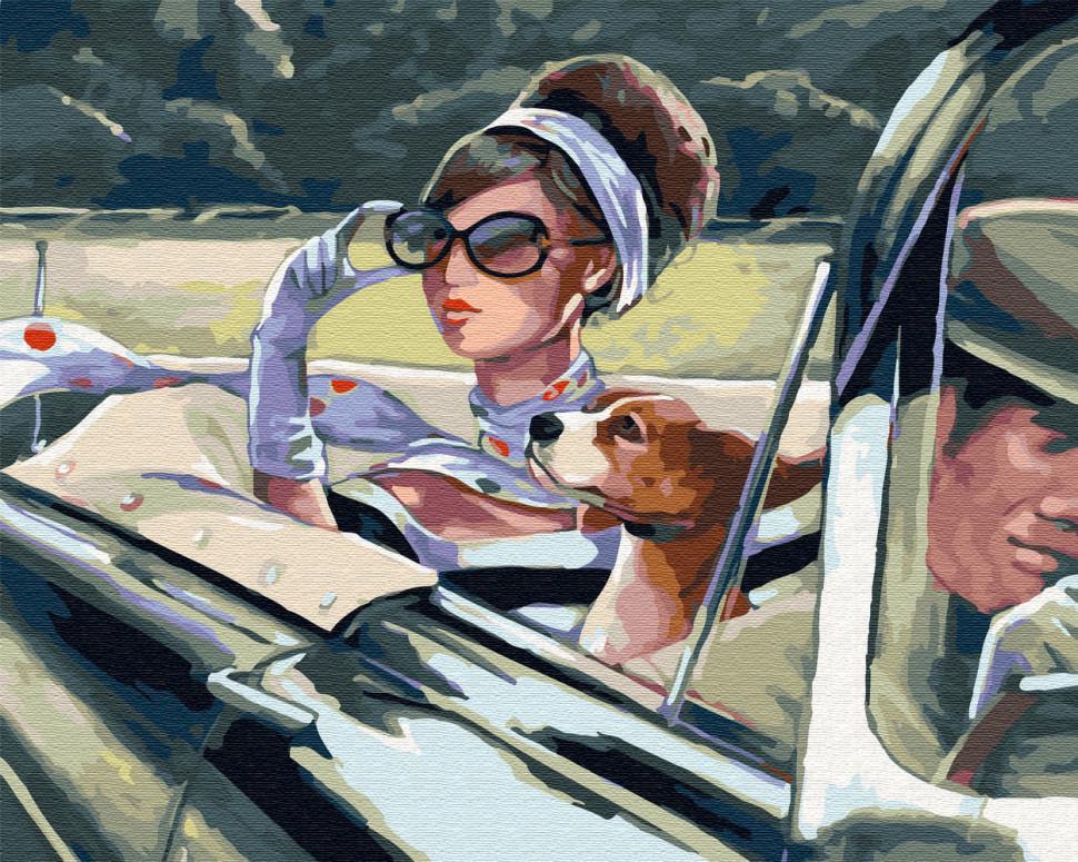 Картина по номерам Brushme В кабриолете (GX29726) Картина по номерам Brushme В кабриолете (GX29726)