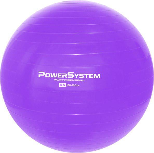 М'яч для фітнесу і гімнастики Power System PS-4012 65 см Purple