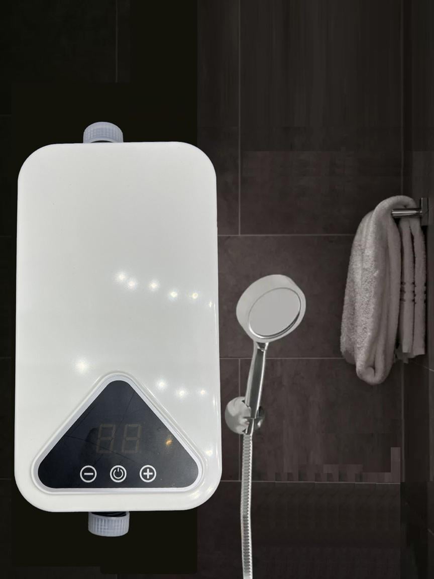 Проточний водонагрівач-душ AQUA-JET електричний/термостатичний із терморегулятором 5,5 кВт (RYK-2025009) - фото 11 Проточний водонагрівач-душ AQUA-JET електричний/термостатичний із терморегулятором 5,5 кВт (RYK-2025009) - фото 11