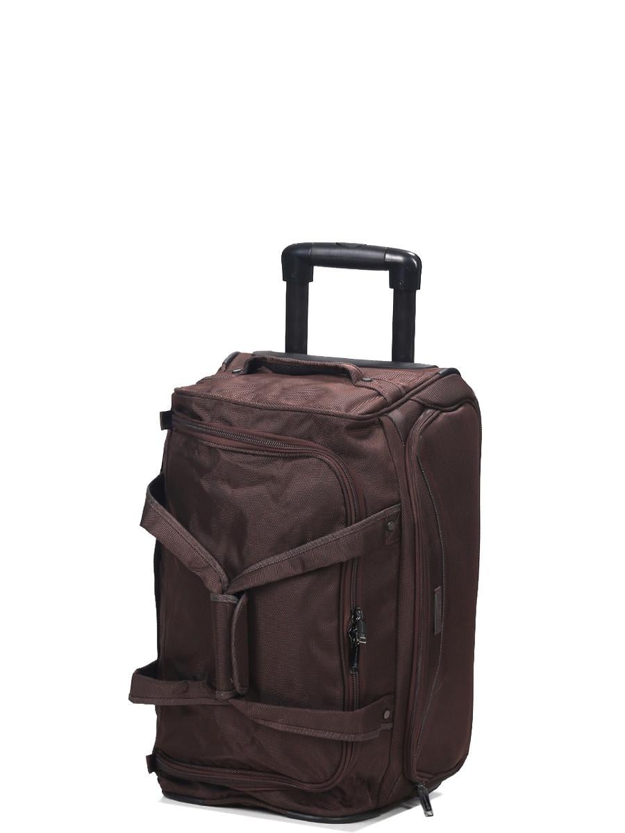 Дорожная сумка на колесах Snowball 371-52 S 55х30х28 см/43 л/2,3 кг Коричневый (2976129019)