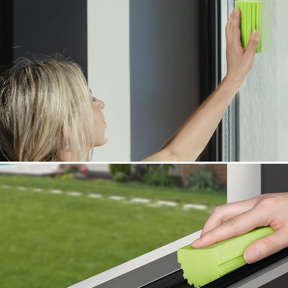 Губка для сухой и влажной уборки Зеленый (IY0039_2) - фото 3 Губка для сухой и влажной уборки Зеленый (IY0039_2) - фото 3