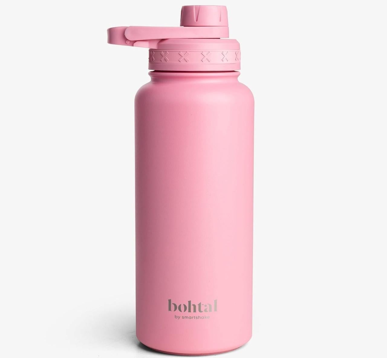 Пляшка для води металева з подвійною вакуумною ізоляцією Bohtal Insulated Sports Bottle 960 мл/32 oz Pink (3070039850) Пляшка для води металева з подвійною вакуумною ізоляцією Bohtal Insulated Sports Bottle 960 мл/32 oz Pink (3070039850)
