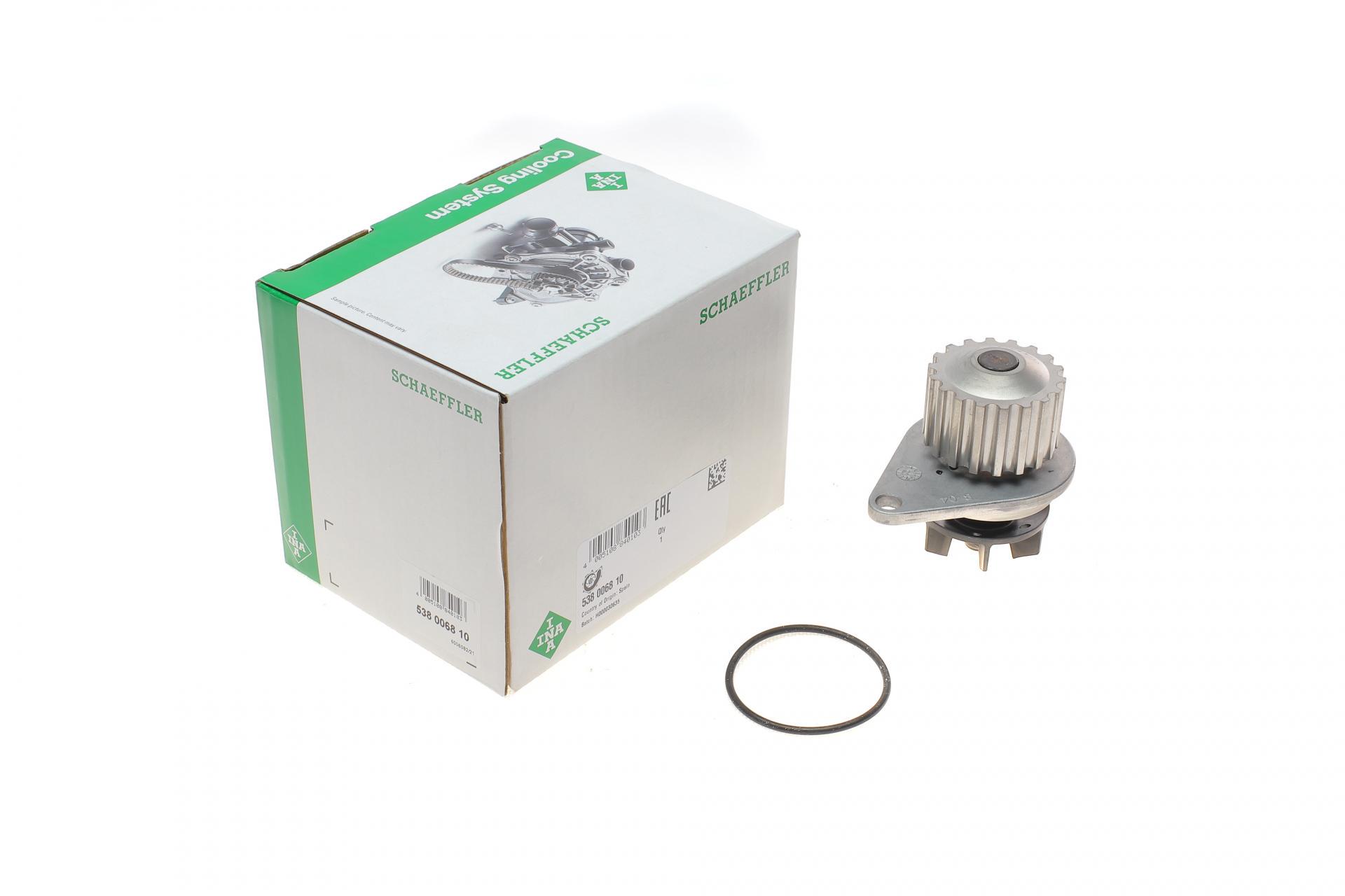 Водяная помпа INA Citroen C2/C3/C4/Peugeot 206/307 1.4 16V 03-18z (538 0068 10)