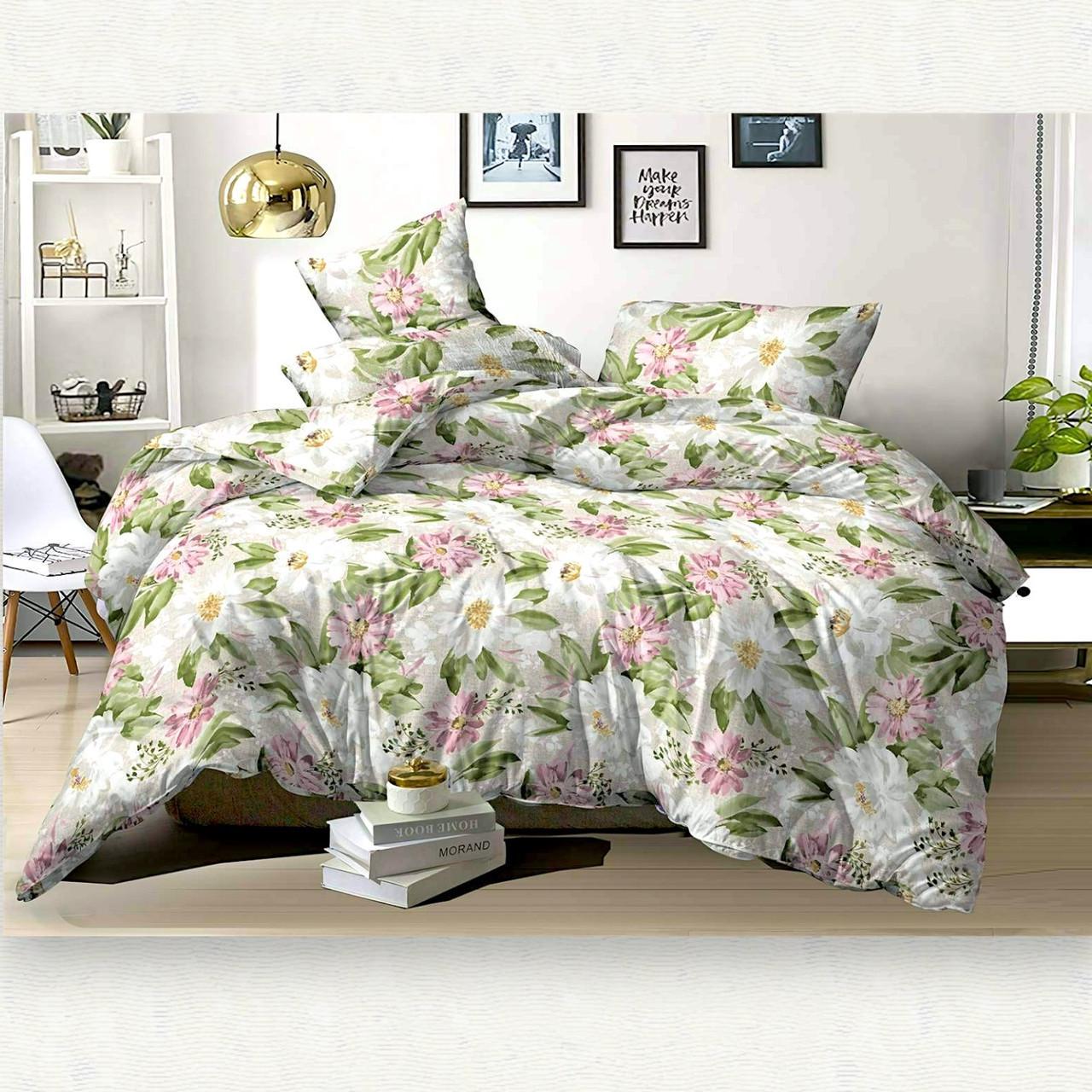 Комплект постільної білизни бязь СМ-11 євро 200х220 см (6979)