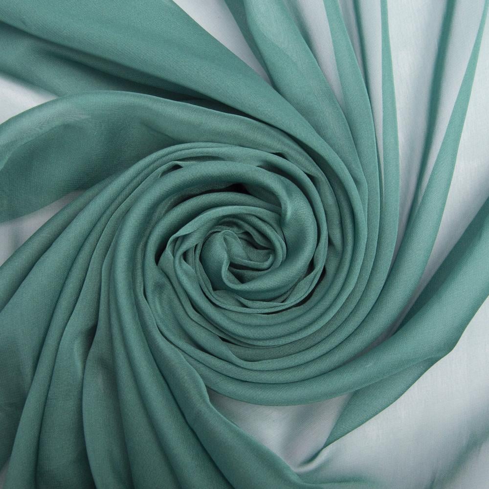 Ткань шифон Dinar Темно-зеленый (24573)