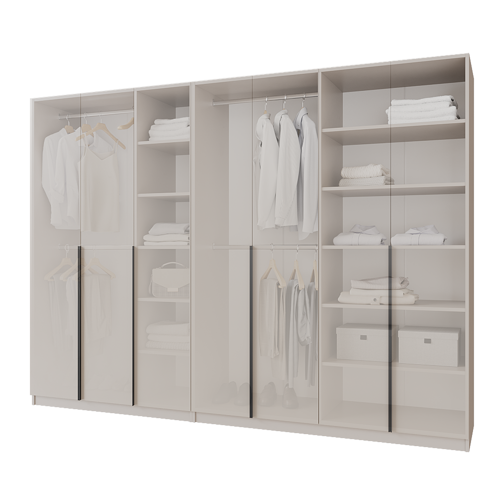 Шкаф распашной Меблітренд Чиназес Чи-2800 2800х500х2050 мм Кашемир (27287381) - фото 3 Шкаф распашной Меблітренд Чиназес Чи-2800 2800х500х2050 мм Кашемир (27287381) - фото 3