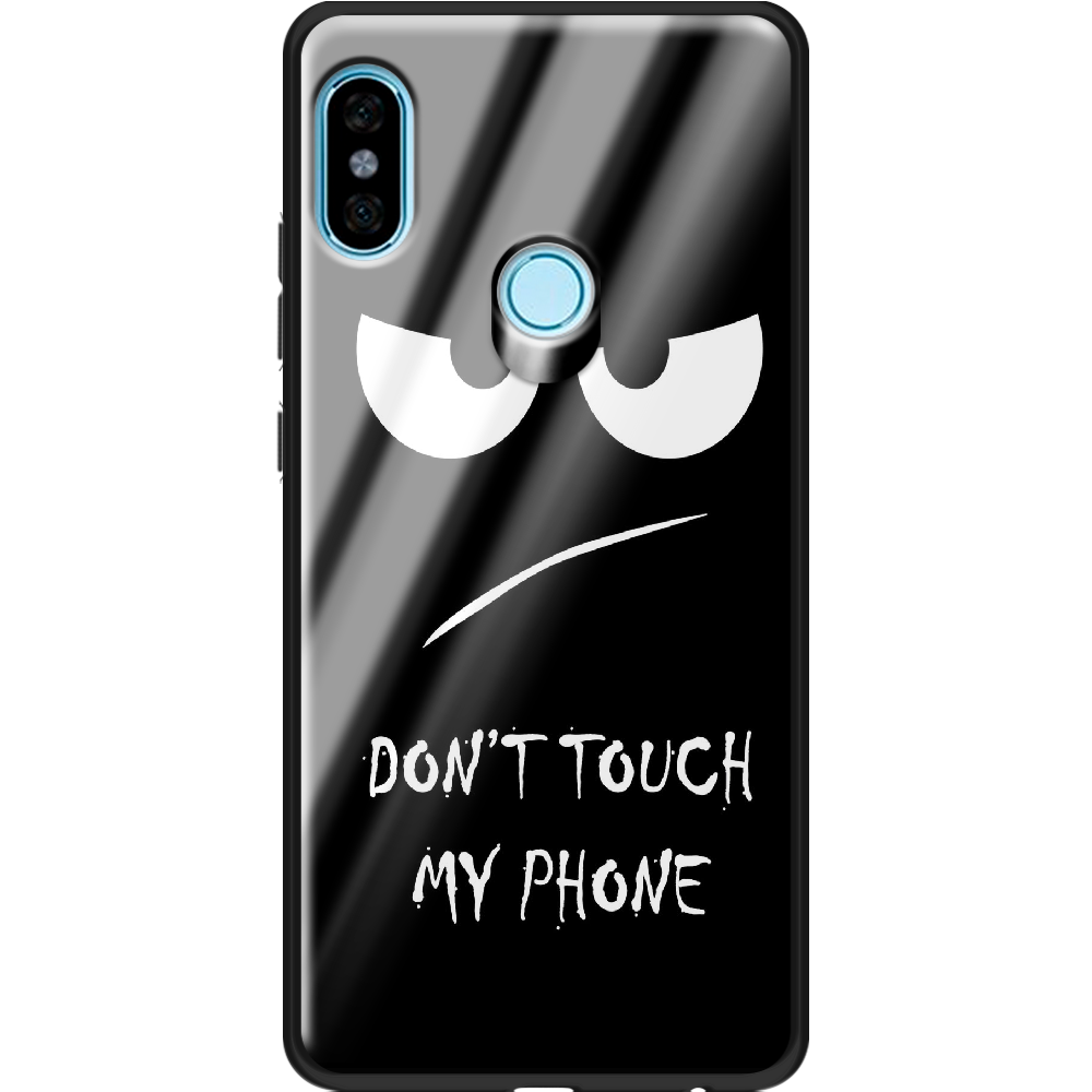 Чехол BoxFace Xiaomi Redmi Note 5 / Note 5 Pro Don't Touch my Phone Черный силикон со стеклом (32971-up535-37747)