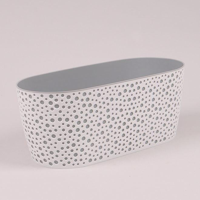 Горщик пластиковий Flora Vero Box 31,5 см Сірий (86049) - фото 1 Горщик пластиковий Flora Vero Box 31,5 см Сірий (86049) - фото 1