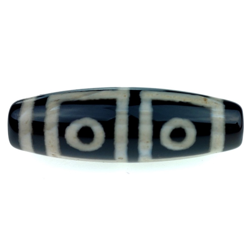 Бусина Дзи 4 глаза 3 см Черный (C2065) Бусина Дзи 4 глаза 3 см Черный (C2065)