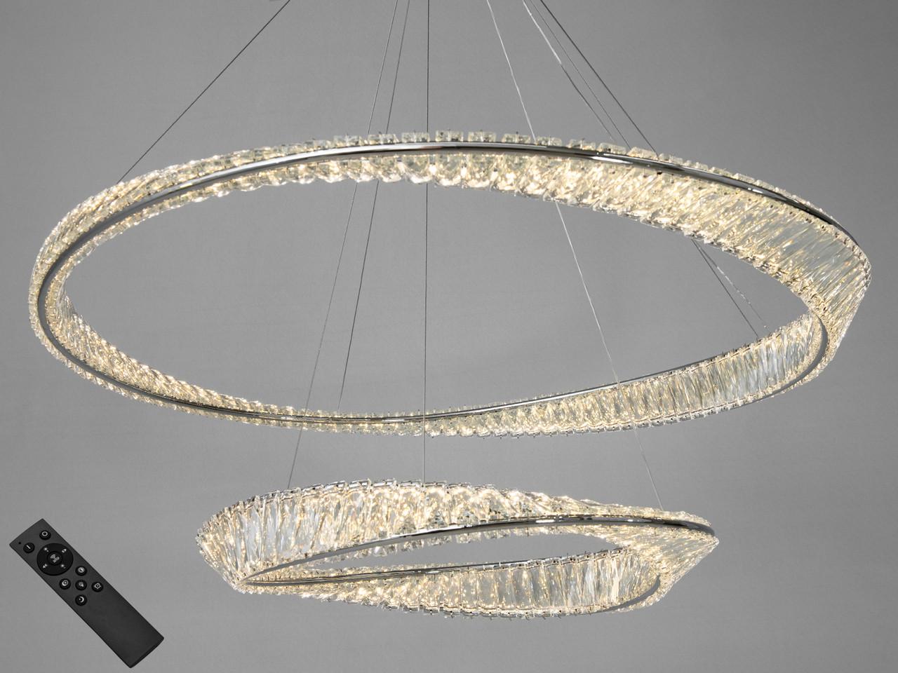 Люстра-подвес хрустальная LED 548/1000+600G (2437588729)