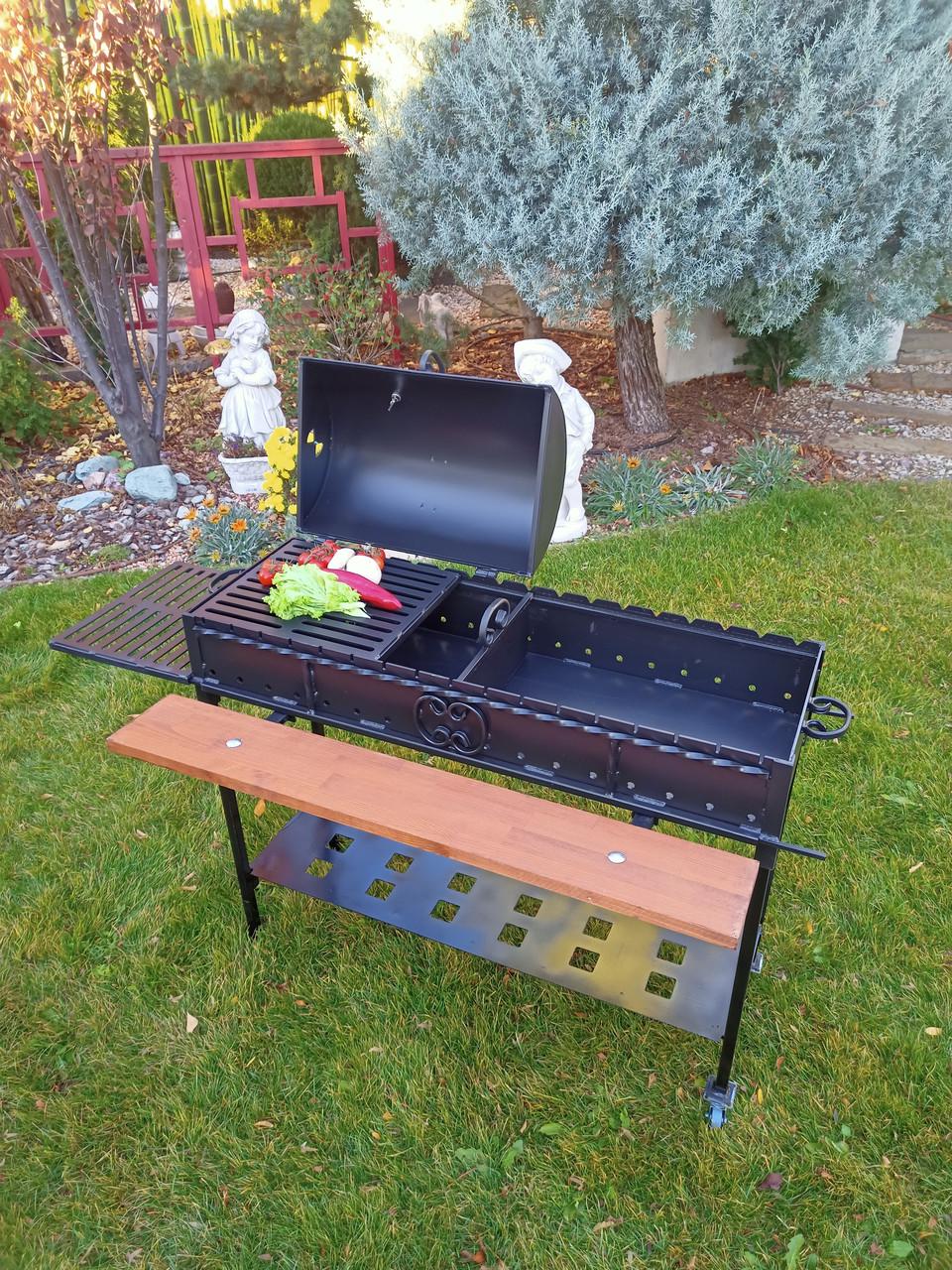 Гриль-мангал із кришкою зі сталі 4 мм (2342042034) - фото 4 Гриль-мангал із кришкою зі сталі 4 мм (2342042034) - фото 4