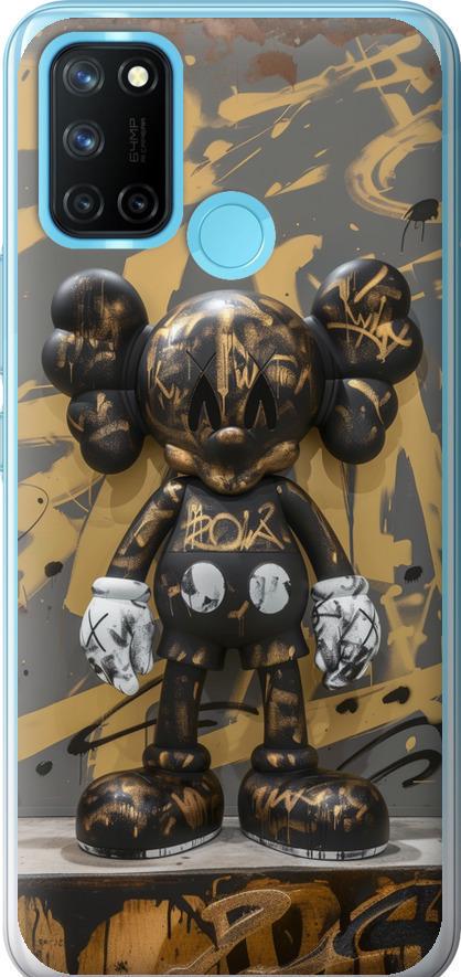 Чехол на Realme C17 Bronze kaws (6097u-2121-42517)