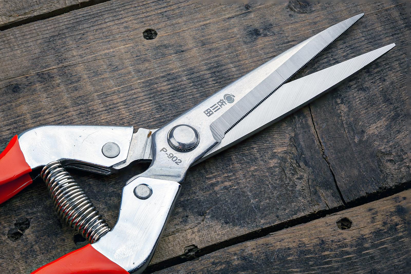 Садові ножиці Sagawata з нержавіючої сталі подовжені 215 мм (P-902_L) - фото 7