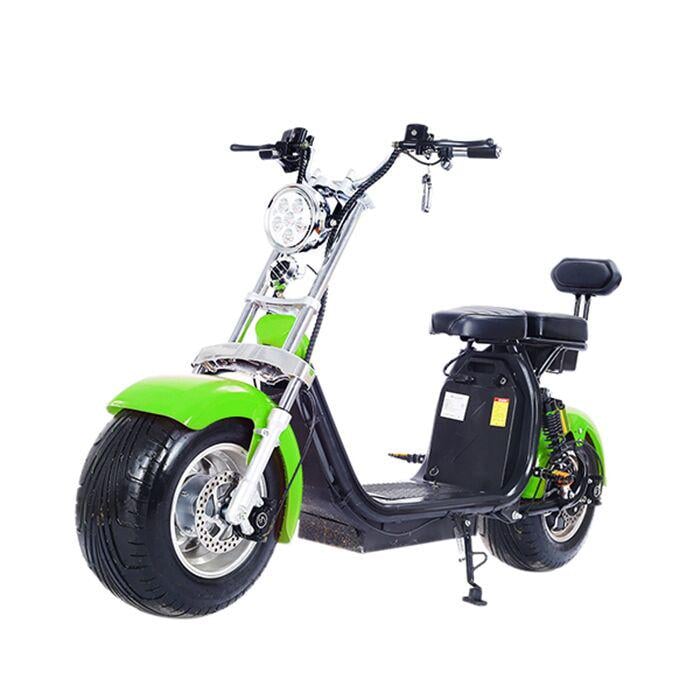 Електроскутер Citycoco Long 1500W 60V12Ah Green