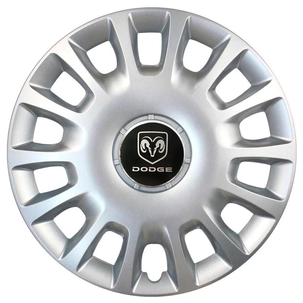 Колпаки SJS 214 с логотипом Dodge 4 шт. R14 Серебряный (2654557050)