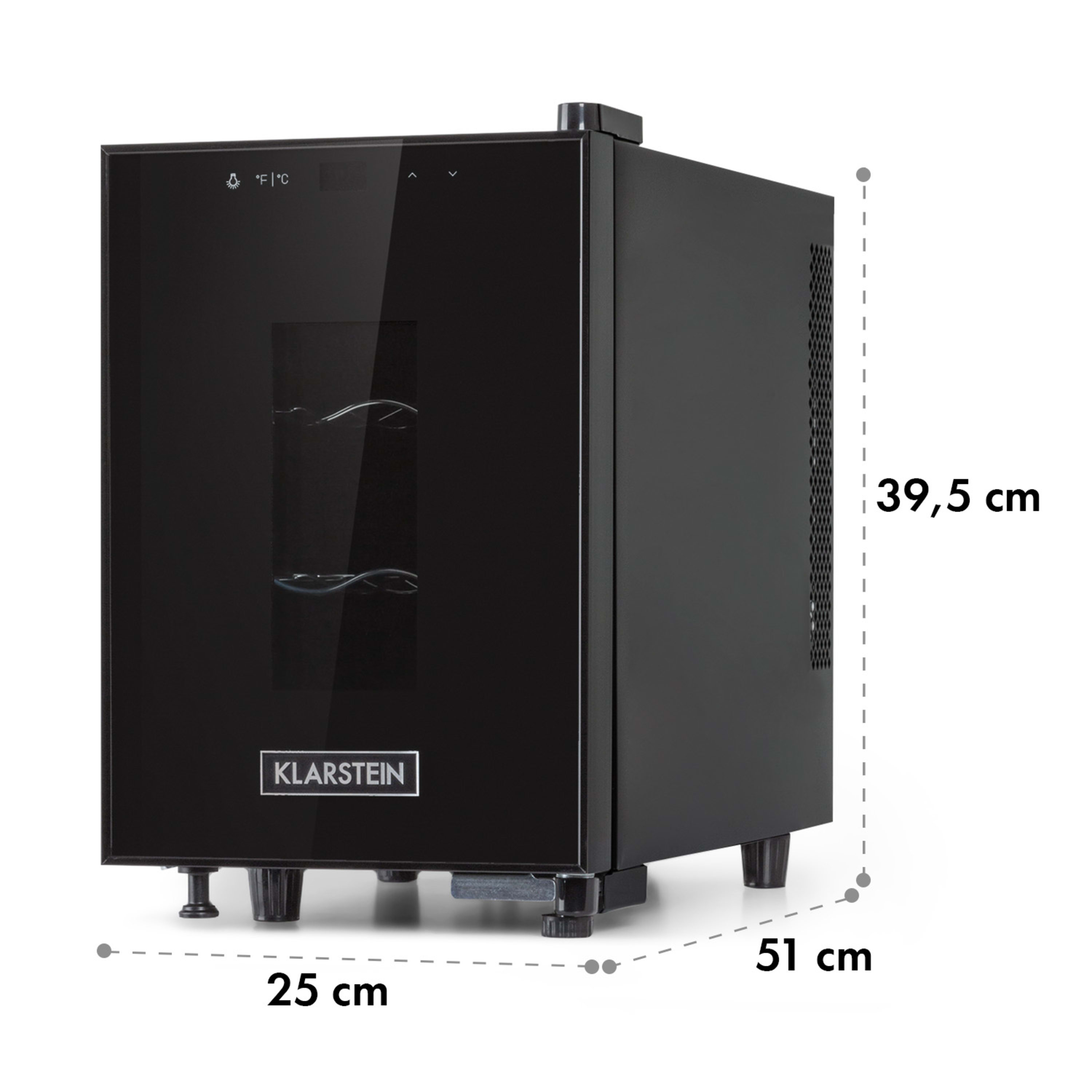 Холодильник для вина Klarstein Bellevin 6 Uno 11-18 ° C 17 л - фото 7 Холодильник для вина Klarstein Bellevin 6 Uno 11-18 ° C 17 л - фото 7