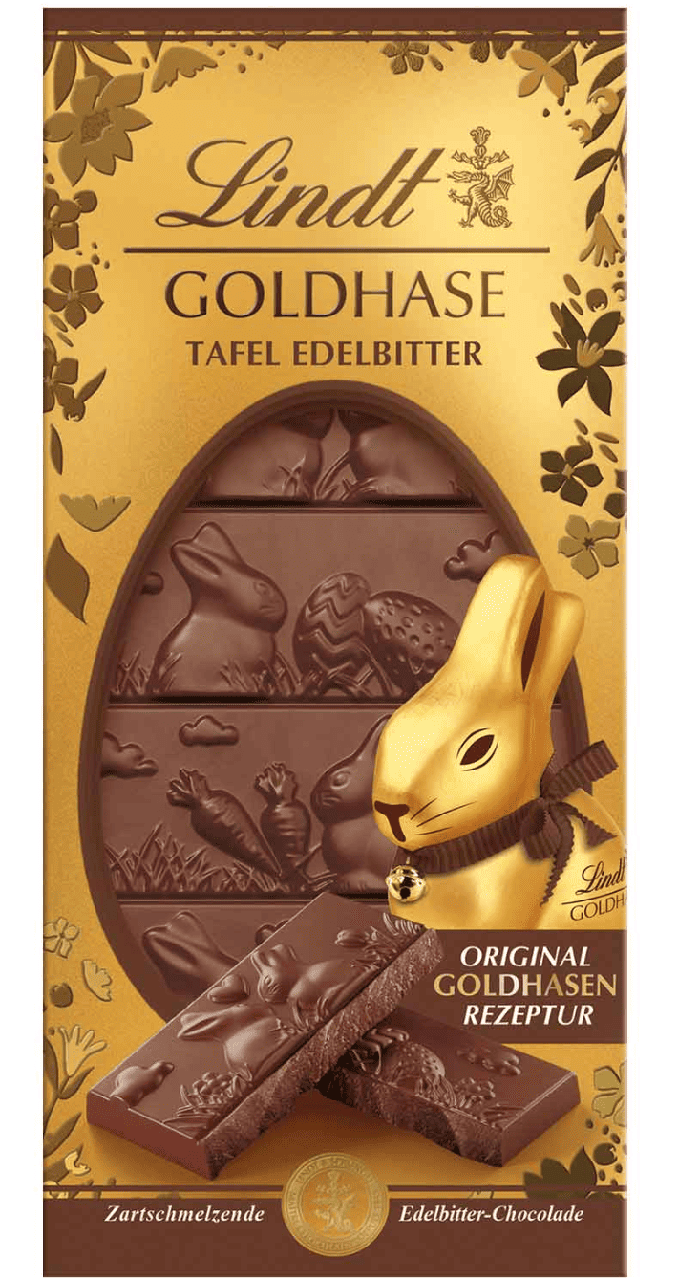 Шоколад Lindt Goldhasen Tafel Edelbitter 120 г (2952831613)
