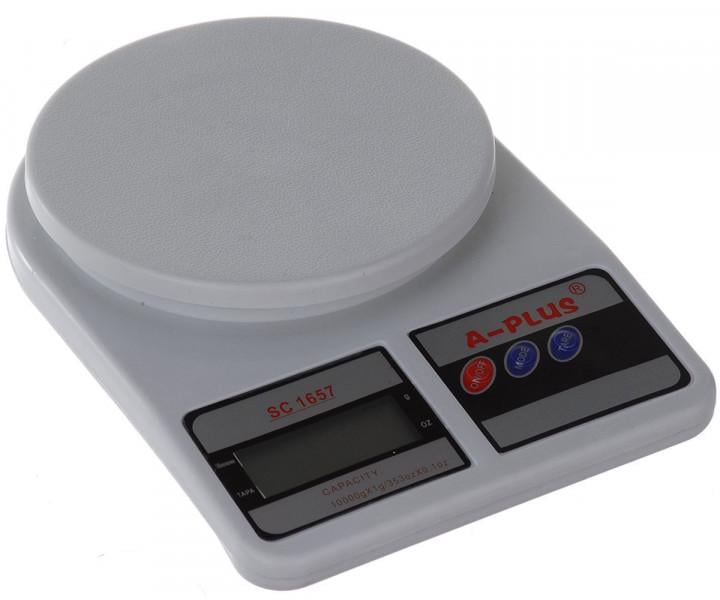 Електронні кухонні ваги А-Плюс sc1657 до 10 кг з батарейками (bks_02504)