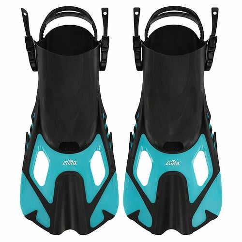 Ласты тренировочные CIMA PL-7647 с открытой пяткой L/XL р. 42-47 Бирюзовый (34168090)
