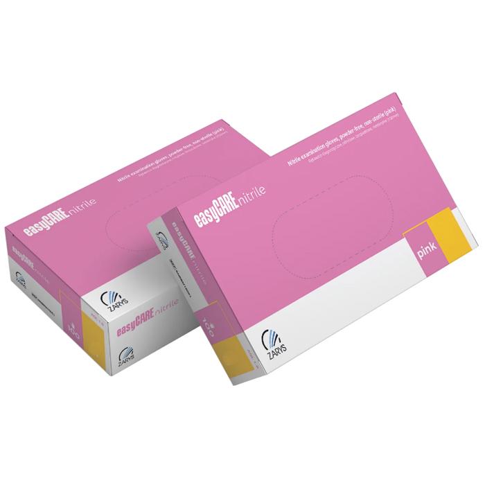 Перчатки нитриловые easyCARE nitrile неопудренные L 100 шт. Pink (easyCARE PINK L) - фото 3 Перчатки нитриловые easyCARE nitrile неопудренные L 100 шт. Pink (easyCARE PINK L) - фото 3