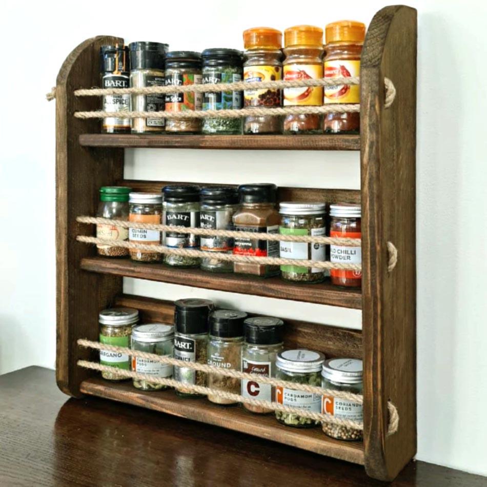 Органайзер для специй из дерева Карбонара Капучино (СПЦ-013009) Органайзер для специй из дерева Карбонара Капучино (СПЦ-013009)