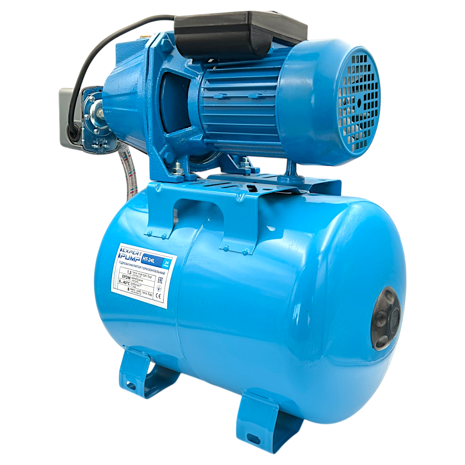 Автоматическая насосная станция EP JET100S/24 1,1 кВт H=50м Q=50 л/мин - фото 4