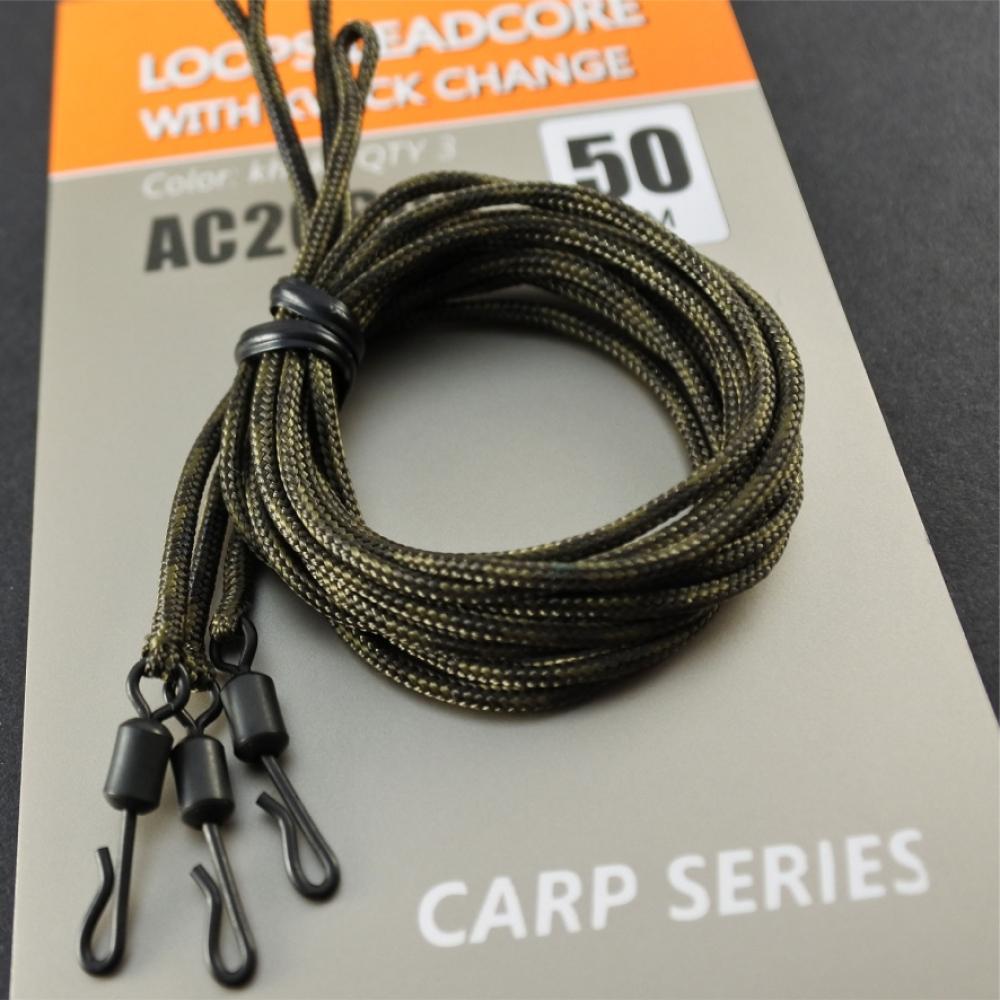 Лидкор ORANGE с быстросъемным вертлюгом 50 см 3 шт. (3KB1552)