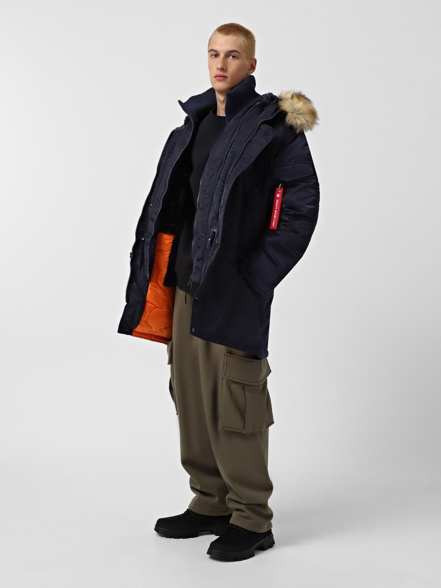 Куртка-парка зимняя мужская Adventure Parka S Синий (125557) - фото 2 Куртка-парка зимняя мужская Adventure Parka S Синий (125557) - фото 2