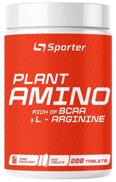 Комплекс растительных аминокислот Sporter Plant Amino and L-arginine 200 таблеток