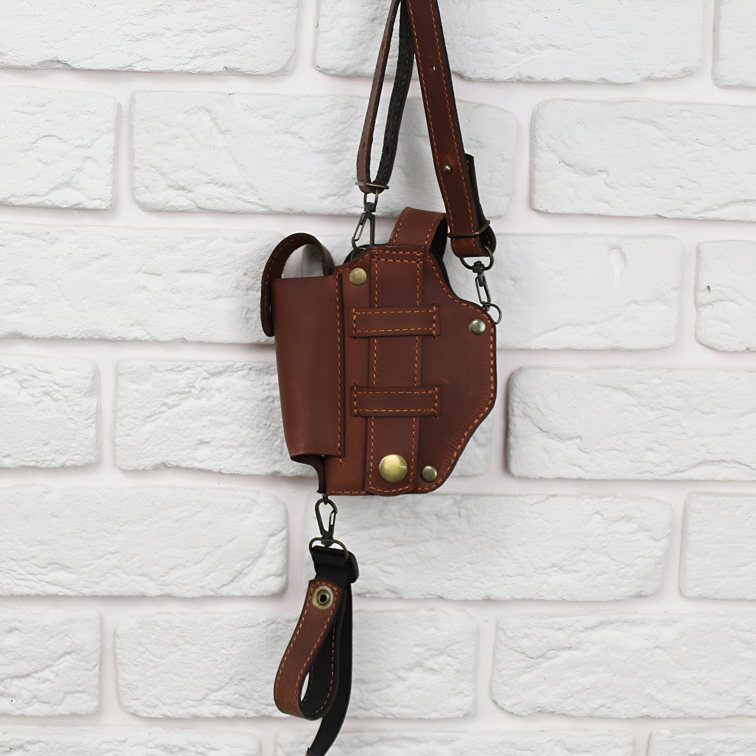 Кобура оперативная для ПМ/ТТ/Форт/Глок 3в1 Коричневый (Опера2) - фото 5 Кобура оперативная для ПМ/ТТ/Форт/Глок 3в1 Коричневый (Опера2) - фото 5