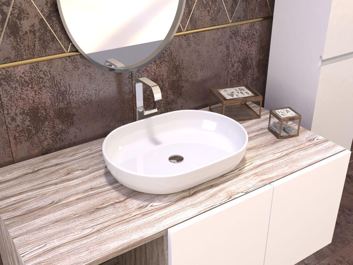 Умивальник накладний Redokss San ARIELA 54 cм