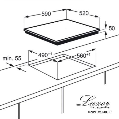 Варочная поверхность электрическая Luxor RH 677 BSA BK Черный - фото 9