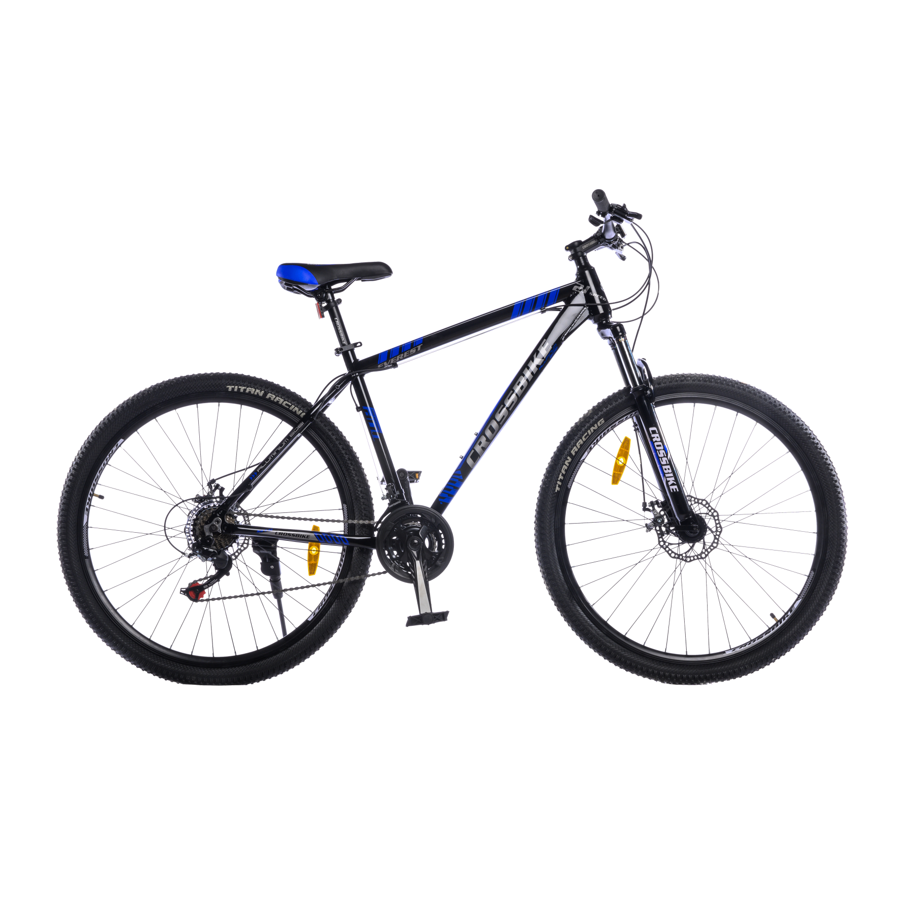 Велосипед Crossbike Everest 2024 29" 19" Black/Blue - фото 1