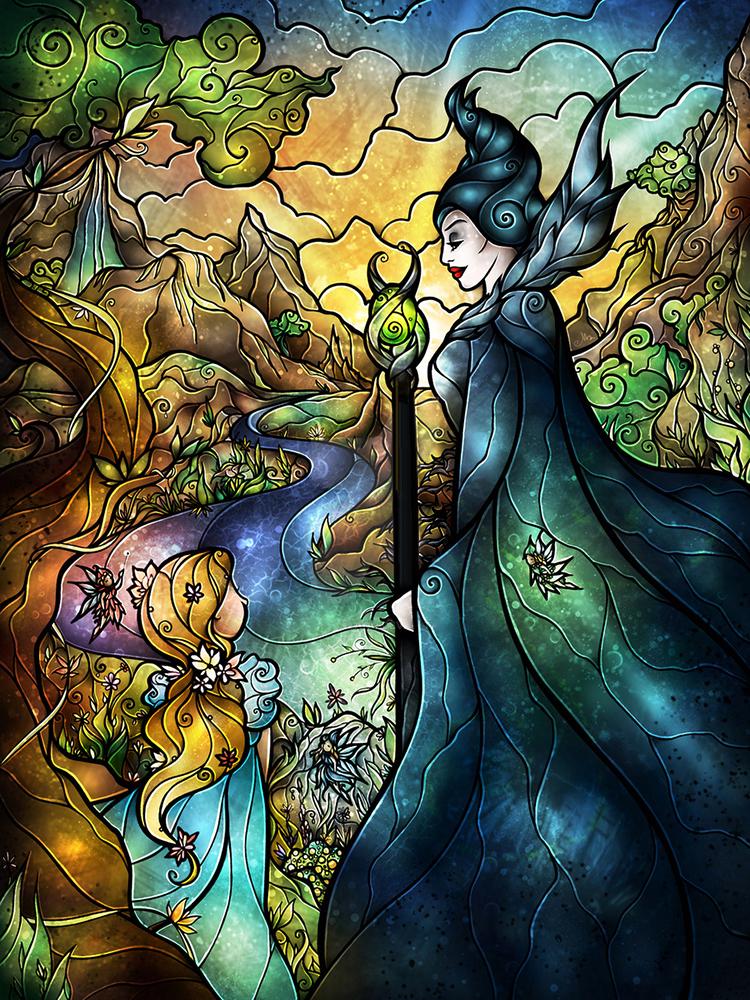 Алмазная Мозаика Emerald Craft Малефисента 30x40 см (24108)