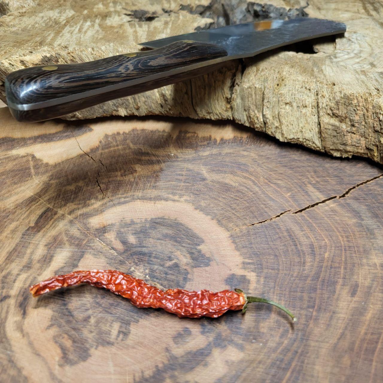 Кухонний ніж топорик для м'яса сікач із нержавіючої сталі 19 см - фото 3