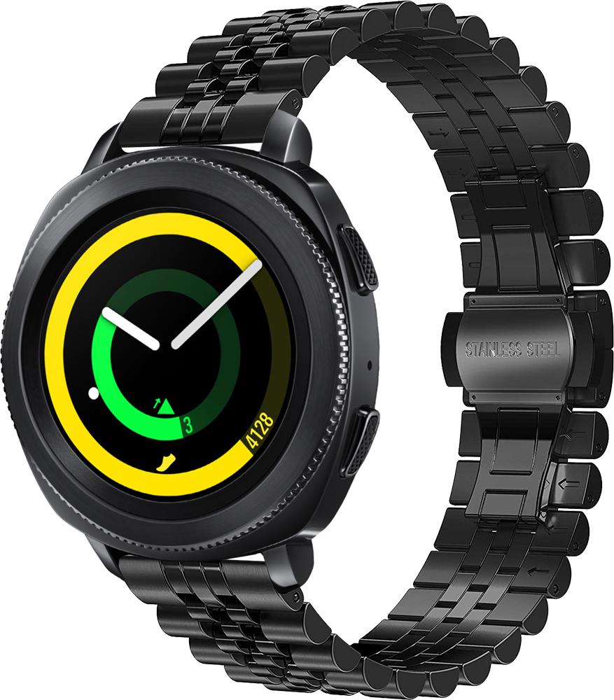 Браслет металлический Stech для Samsung Gear Sport Black (26969-2B)