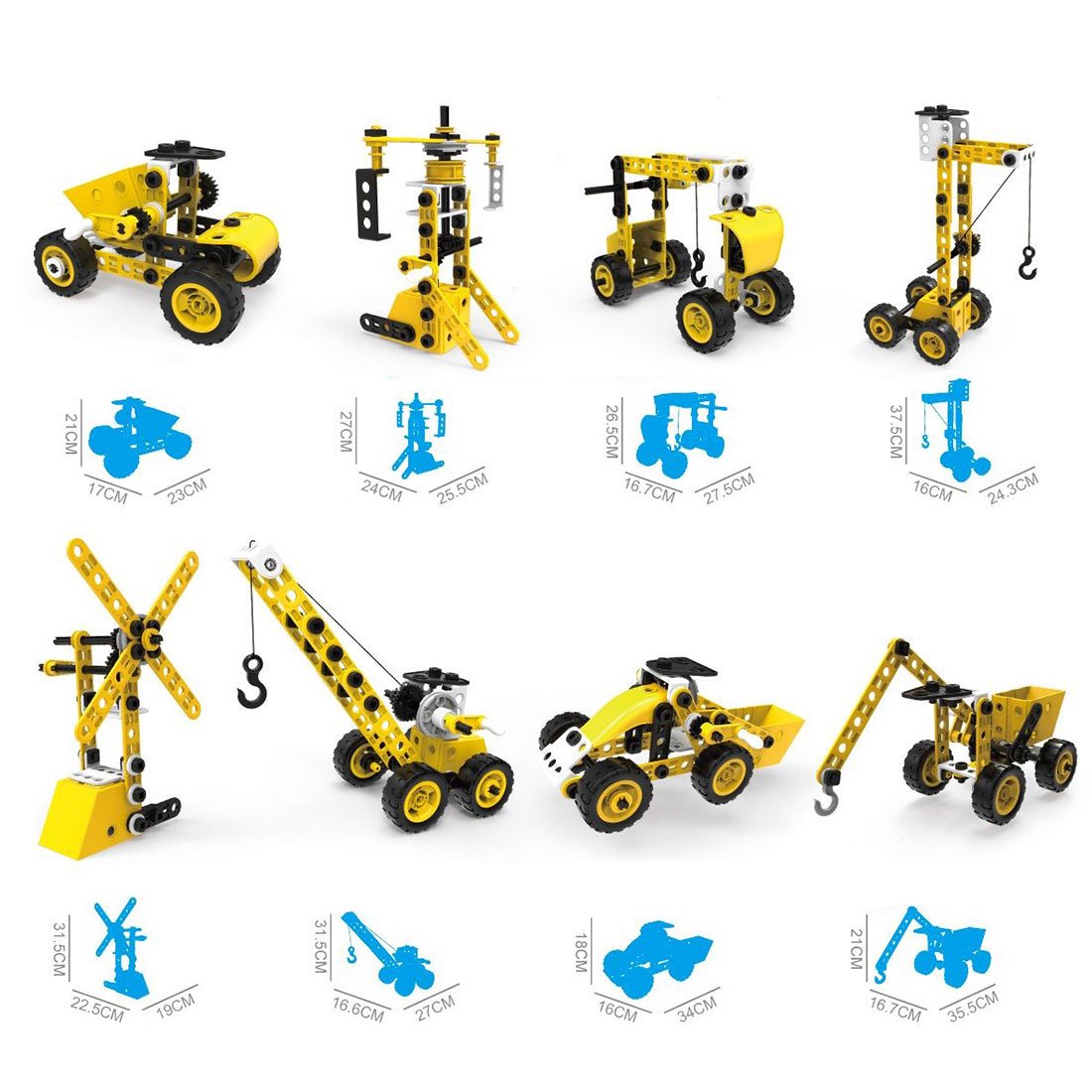 Конструктор Build&Play 8 в 1 Стройка 100 эл. (J-7755) - фото 2 Конструктор Build&Play 8 в 1 Стройка 100 эл. (J-7755) - фото 2