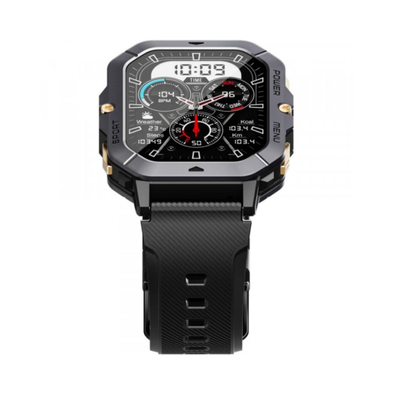 Смарт-годинник Oukitel BT101 з AMOLED-екраном та Bluetooth-дзвінками (JL7012F6) - фото 3