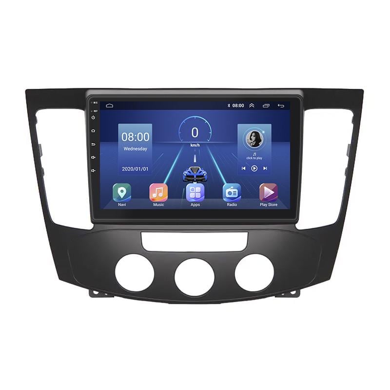 Магнитола штатная Lesko для Hyundai Sonata V (NF) Manual AC 2008-2010 экран 9" 4/64Gb 4G Wi-Fi GPS Top