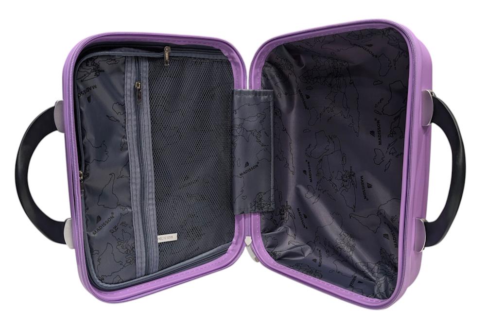 Бьюті-кейс ручна поклажа Madisson Snowball 51304 поліпропілен XS Бузковий - фото 7 Бьюті-кейс ручна поклажа Madisson Snowball 51304 поліпропілен XS Бузковий - фото 7