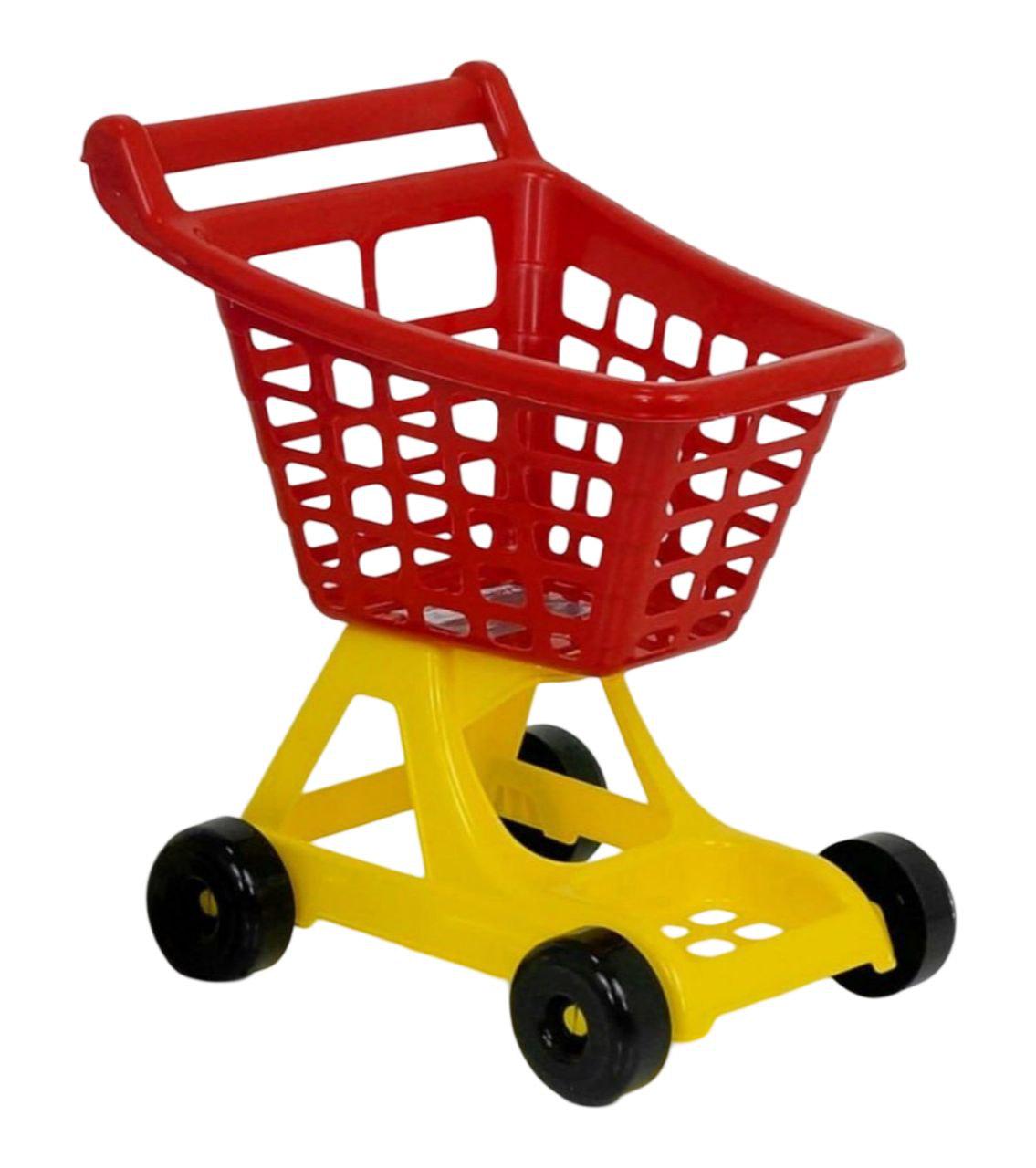 Детская тележка для супермаркета Красный (51250) - фото 3 Детская тележка для супермаркета Красный (51250) - фото 3