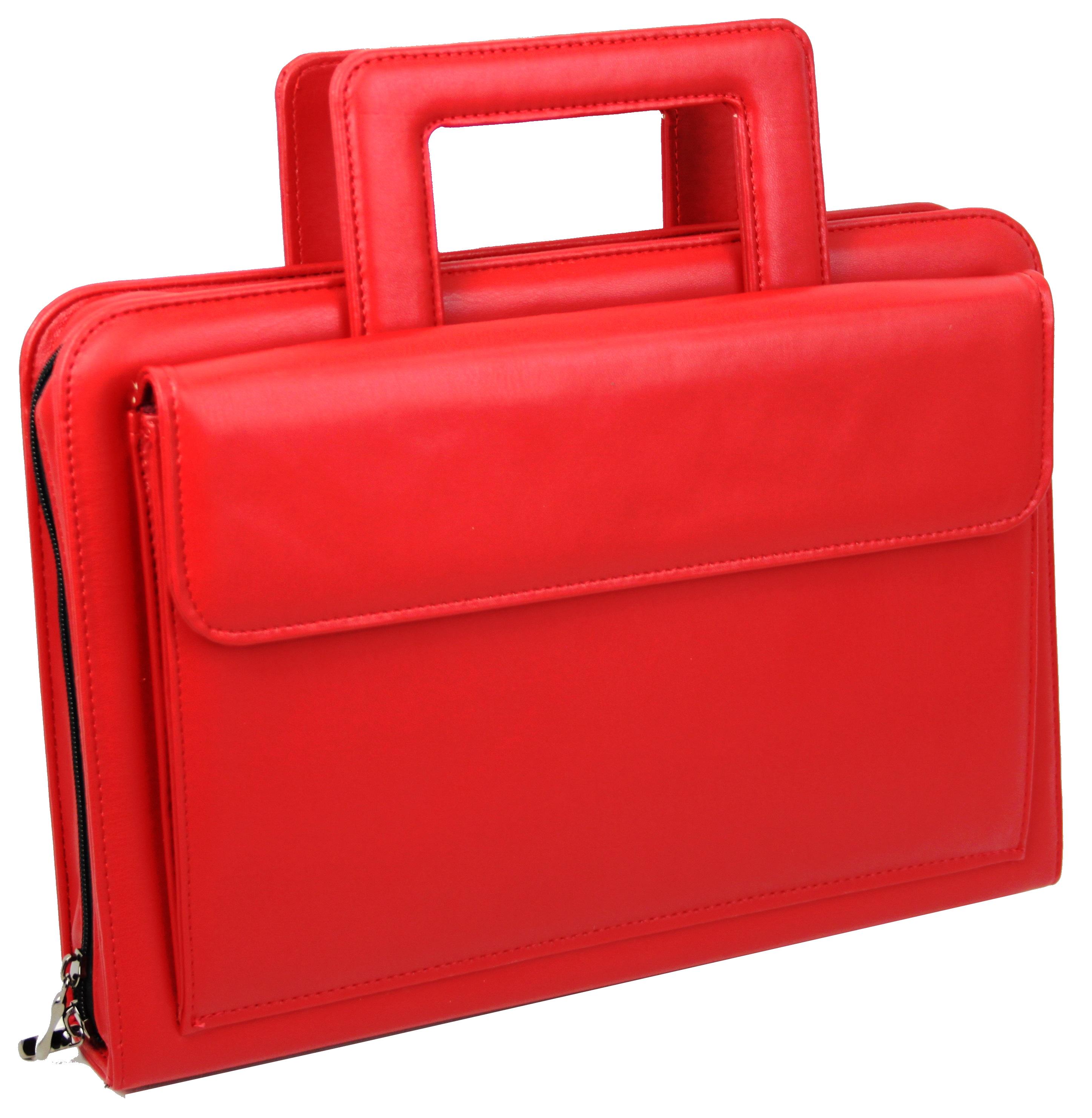 Папка деловая Portfolio для документов из экокожи Красный ( Portak-15 red)