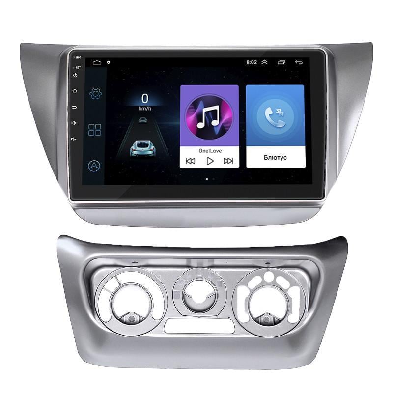 Автомагнитола штатная Lesko для Mitsubishi Lancer Evolution VIII 2003-2005 9" 1/16Gb Wi-Fi GPS Base MOB