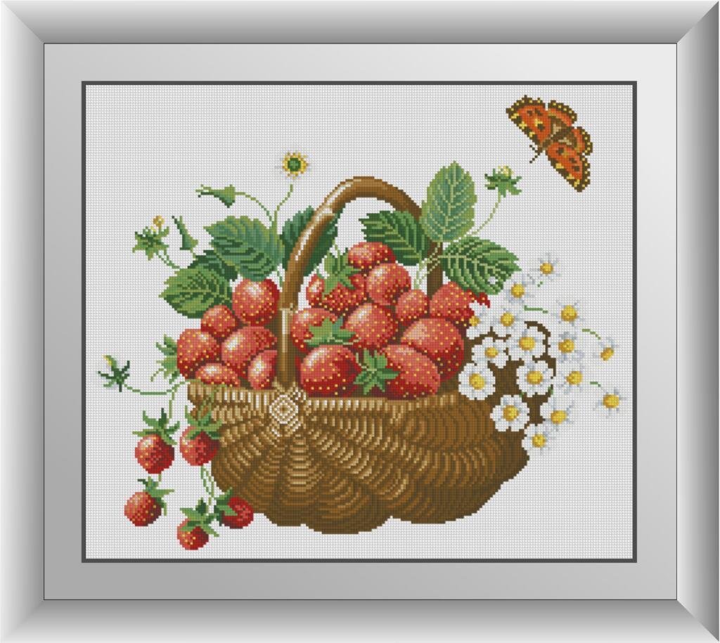 Алмазная мозаика Dream Art Корзина клубники 45x52 см (DA.30523)