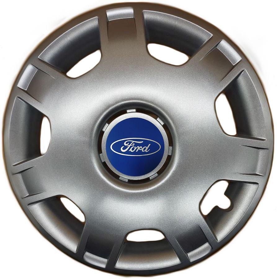 Колпаки SJS 205 с логотипом Ford 4 шт. R14 Серебряный (2654556553)