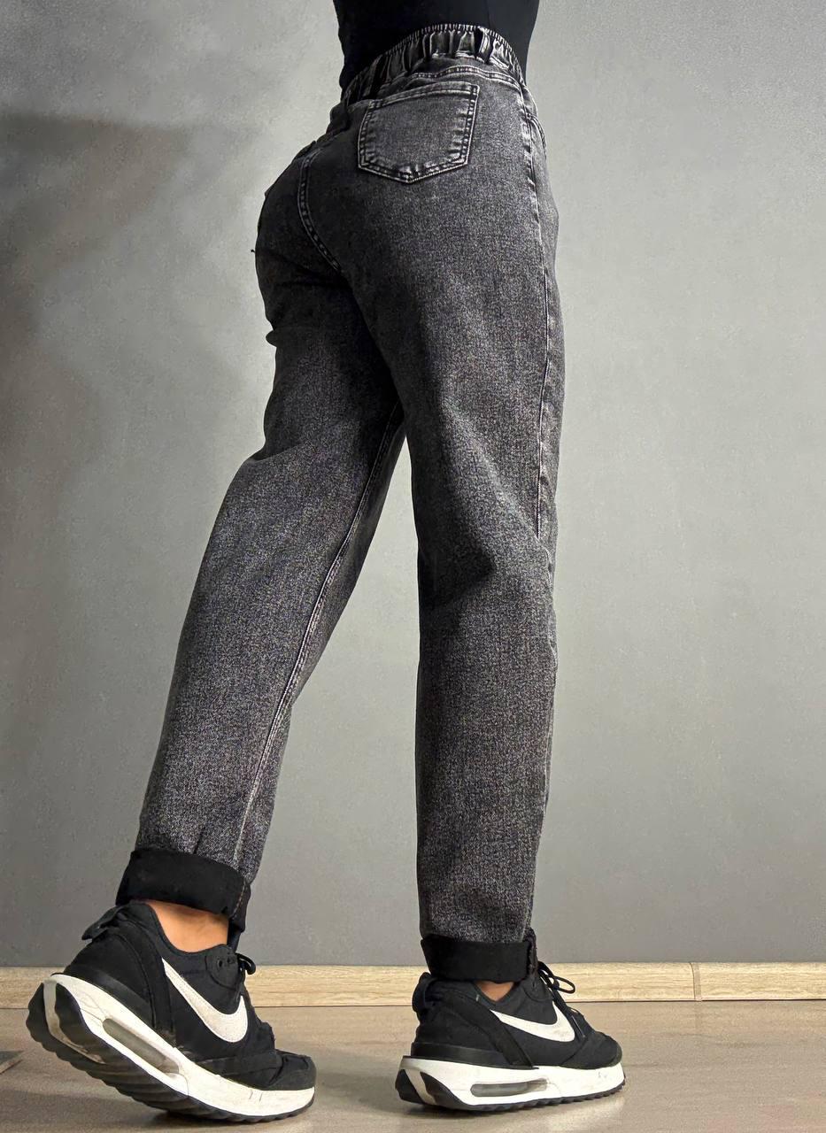 Джинси жіночі Vanver 82033 MOM comfort jeans з резинкою на талії р. 33 92 см 117 см Чорний - фото 6