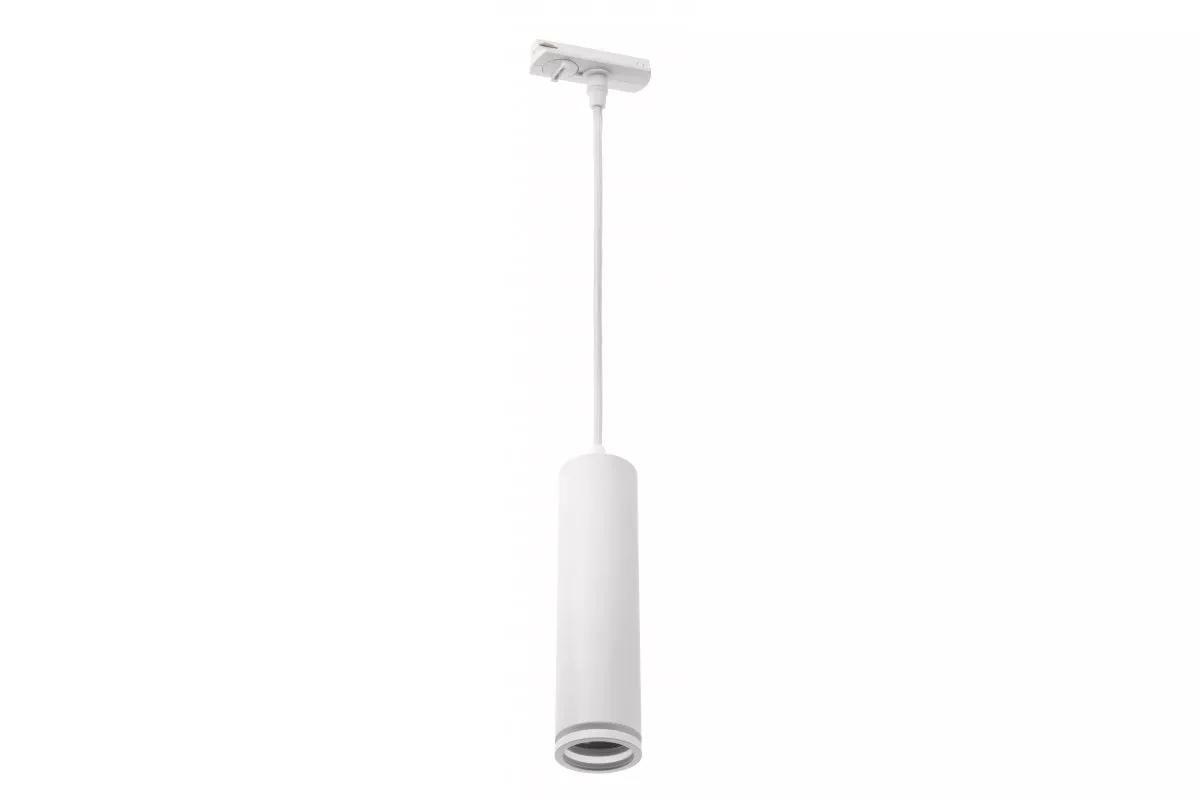 Светильник трековый однофазный GTV SOLIS 2 55x210 мм 250V GU10 круглый 20W IP20 Белый (27729560)